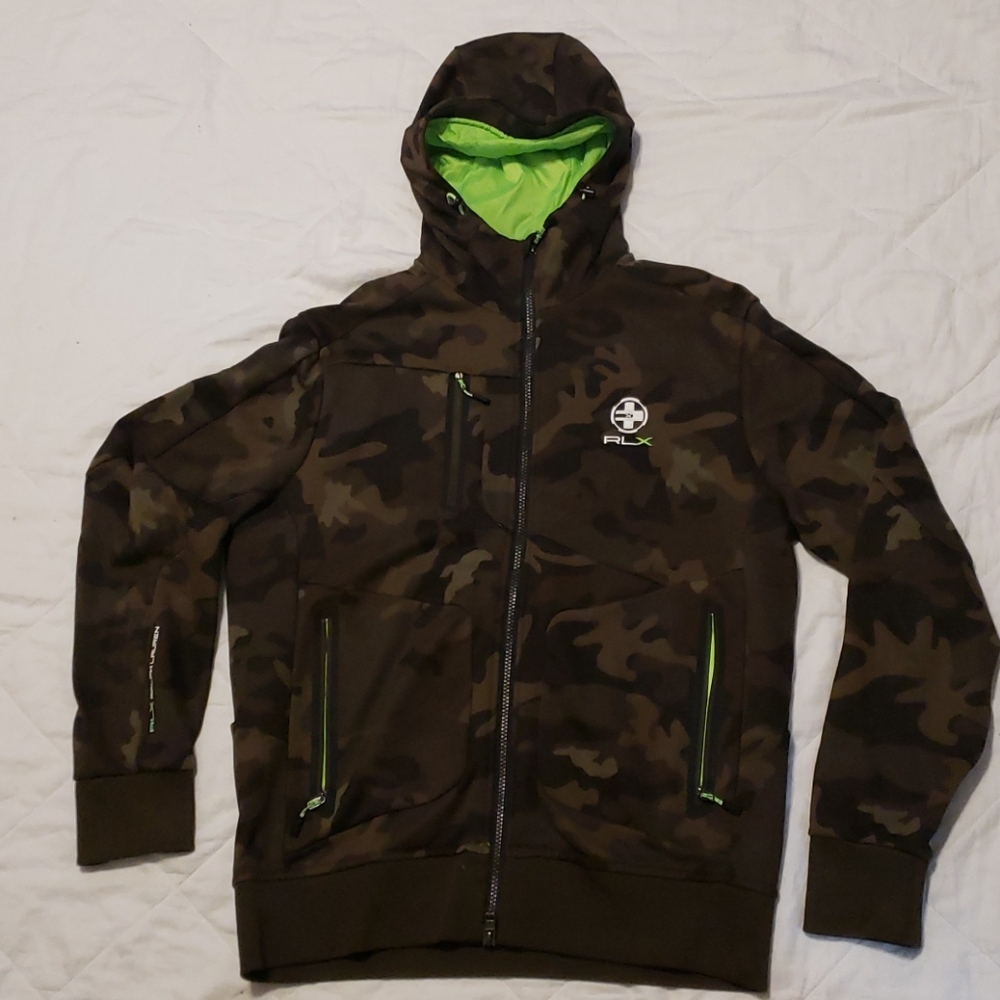 Ralph Lauren RLX active hooded sweater mens L